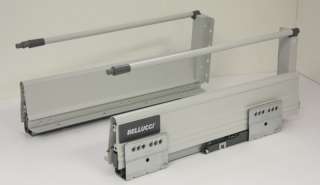 20 Double Steel Wall Soft Close Drawer Slide 6 1/2 H  