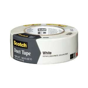 3M 1060 WHT Scotch White Duct Tape 1.88 x 60 Yard  