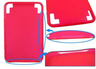 New 6 Ebook Reader Soft TPU Skin Case Cover For  Kindel 3 Red 