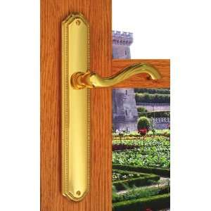 Mortise Lock Entry Door Lockset with Deadbolt Chateau Lever Handle 