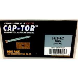   CAP TOR Fawn (Cedar #81) Composite Deck Screw