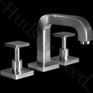  Pure Square Deck Mount Widespread Sink Mixer Faucet 