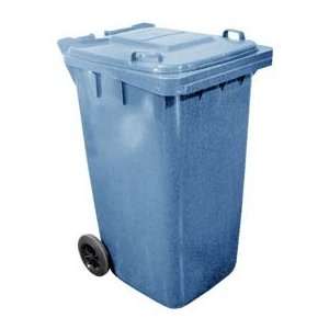  Mobile Trash Can   64 Gallon Blue