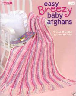 Easy, Breezy Baby Afghans ~ Crochet Book ~ 4 patterns  