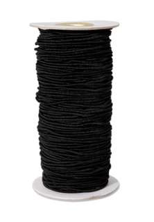 Black Elastic Cord 70+ Yard Bulk Spool crafts beading  