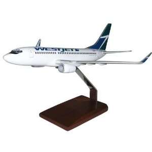    WestJet Airlines B737 700 Desktop Model Airplane Toys & Games