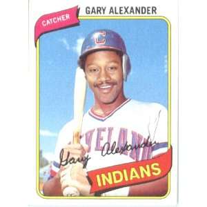  1980 Topps # 141 Gary Alexander Cleveland Indians Baseball 
