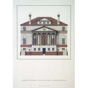 Villa Foscari Offset Lithograph by Andrea Palladio. Best Quality Art 