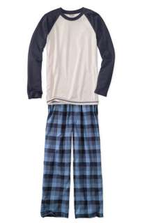 Pure Stuff Sleep T Shirt & Plaid Flannel Pajama Pants (Big Boys 