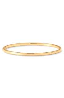 Roberto Coin Thin 18k Gold Oval Bangle  