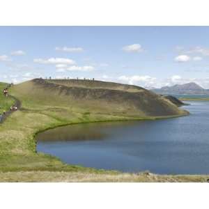 Rootless Crater, Skutustadir, South End of Lake Myvatn, Iceland, Polar 