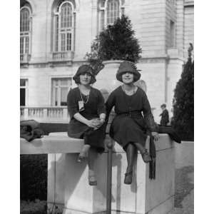 com 1922 April 28. Photograph of Maria Clotilde Vega & Rubi Gutierrez 