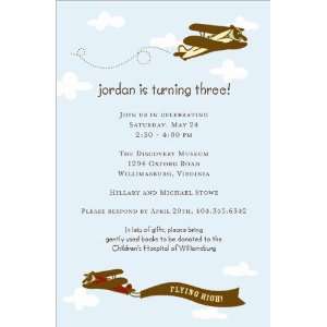  Airplane Banner Party Invitations