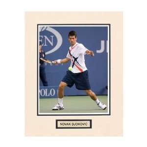  Ace Authentic Novak Djokovic Matted Photo Sports 