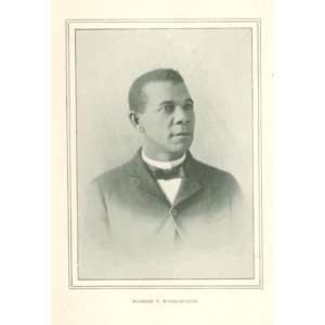  1897 Booker T Washington Tuskegee Institute Negros 
