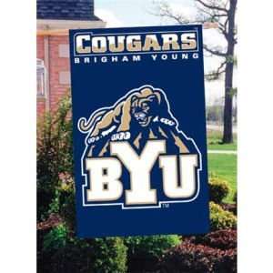 Brigham Young Cougars Applique House Flag