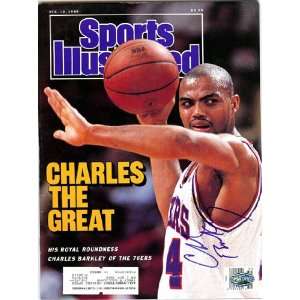 Charles Barkley Autographed Sports Illustrated PSA/DNA #J57094