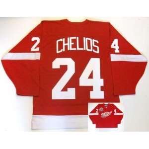 Chris Chelios Detroit Red Wings 2002 Stanley Cup Jersey   Large