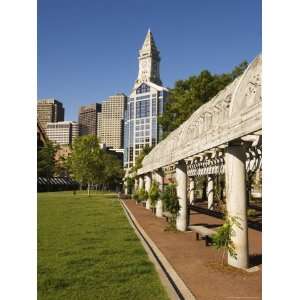 Christopher Columbus Park by the Waterfront, Boston, Massachusetts 