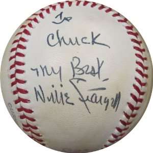   Autographed/Signed Official Charles Feeney Baseball