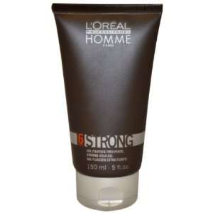  LOreal Homme Strong Hold Gel 6   5 oz Beauty