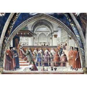  Confirmation of The Order of Saint Francis by Domenico Ghirlandaio 