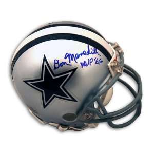 Don Meredith Autographed/Hand Signed Dallas Cowboys Mini Helmet 