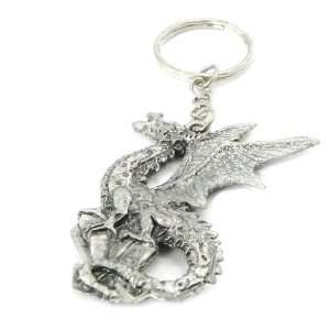 Keychains Dragon silvery. Jewelry