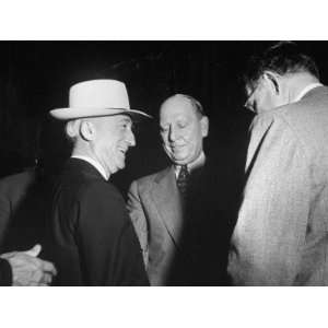  James F. Byrnes, Frank Hague and Edward J. Kelly Chatting 
