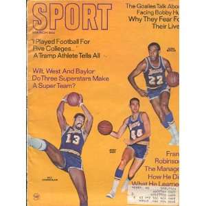  Wilt Chamberlain Jerry West Elgin Baylor March 1969 Sport 