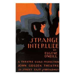  Strange Interlude by Eugene ONeill, c.1928 Giclee Poster 