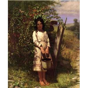  Hand Made Oil Reproduction   John George Brown   24 x 30 