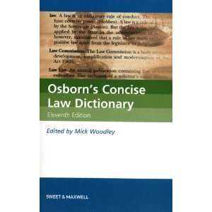   Osborns Concise Law Dictionary [Paperback] Percy George Osborn