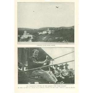  1910 Aviator Glenn Curtiss Flying Over West Point 