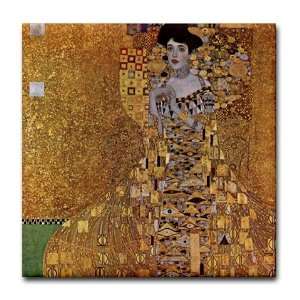  Gustav Klimt Adele Bloche Bauer Art Art Tile Coaster by 