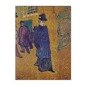 Jane Avril leaves the Moulin Rouge by Henri de Toulouse Lautrec 11 