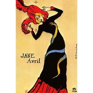  Henri de Toulouse Lautrec (Jane Avril dancing, study for 