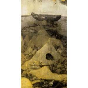 Hand Made Oil Reproduction   Hieronymus Bosch   24 x 46 inches   Noah 