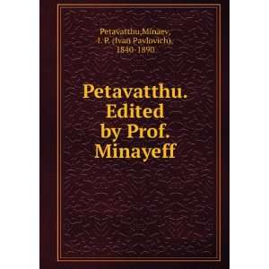  Ivan Pavlovich), 1840 1890 Petavatthu  Books