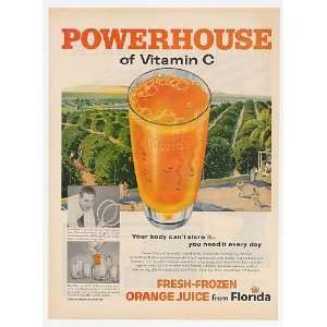  1959 Tennis Player Jack Kramer Florida Orange Juice Print 
