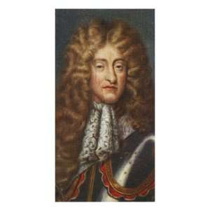 King James II portrait (Reigned 1685   1688) Premium Giclee Poster 