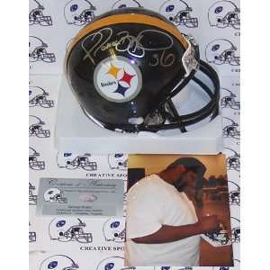 Jerome Bettis Hand Signed Pittsburgh Steelers Mini Helmet