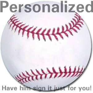 Jim Thome Personalized Autographed Baseball