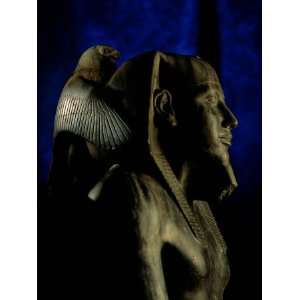  Statue of Diorite, Pharaoh Khafre with Falcon God Horus 