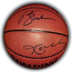 Kobe Bryant & Phil Jackson Los Angeles Lakers Autographed Signed 