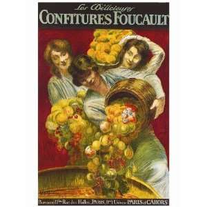 Leonetto Cappiello   Confitures Foucault NO LONGER IN PRINT   LAST ONE 