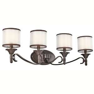 Lacey Collection 4 Light 31ö Mission Bronze Bath Vanity Fixture with 