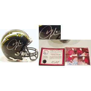LaDainian Tomlinson Signed Chargers Navy Mini Helmet
