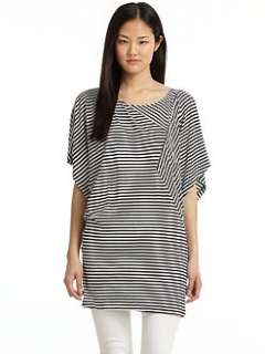 ADDISON   Striped Dolman Tunic