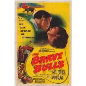 Bulls Movie Poster (27 x 40 Inches   69cm x 102cm) (1951)  (Mel Ferrer 